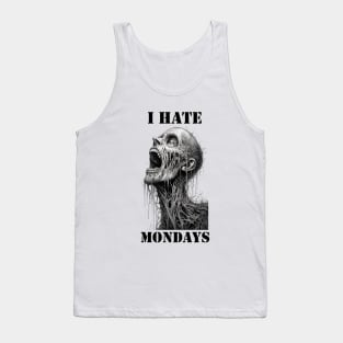 Monday Blues:  I Hate Mondays Tank Top